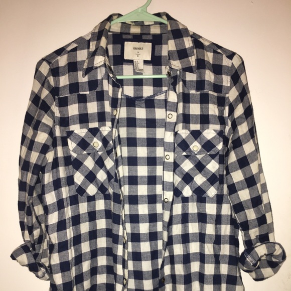 F21 Flannel Shirt - Picture 1 of 2
